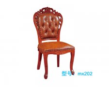 實(shí)木餐椅，電動(dòng)餐桌配套椅子-型號(hào)：MX202